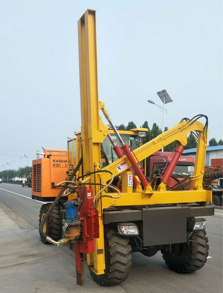 如何做好公路護(hù)欄打樁機(jī)的防銹處理？